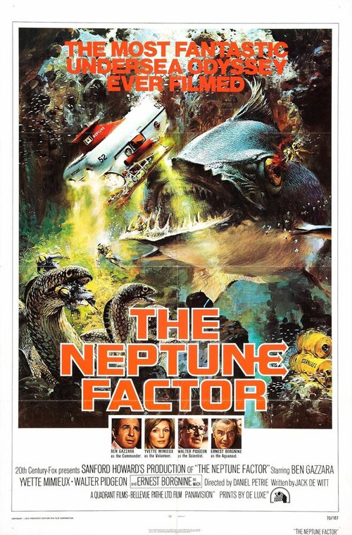 Обложка Фактор Нептуна / The Neptune Factor (1973) 