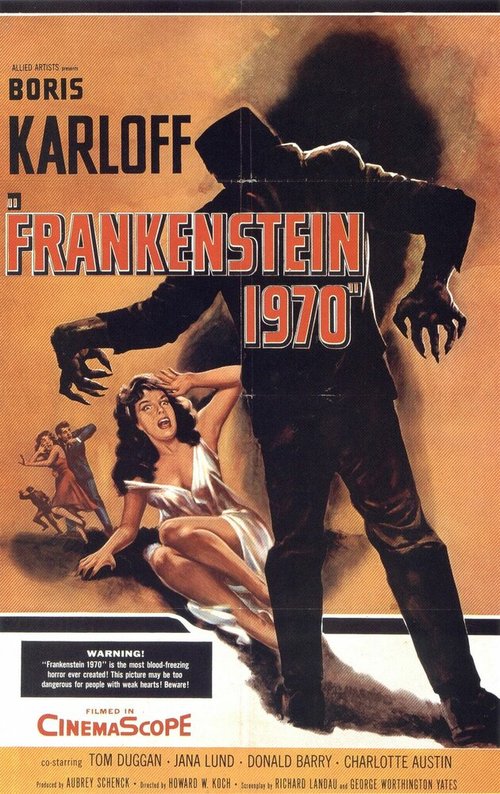 Обложка (Постер) Франкенштейн — 1970 / Frankenstein - 1970 (1958) SATRip