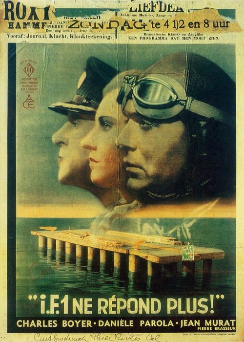 Обложка И.Ф.1 больше не отвечает / I.F.1 ne répond plus (1933) 