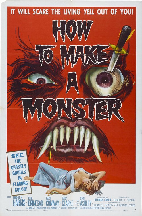 Обложка (Постер) Как создать монстра / How to Make a Monster (1958) SATRip