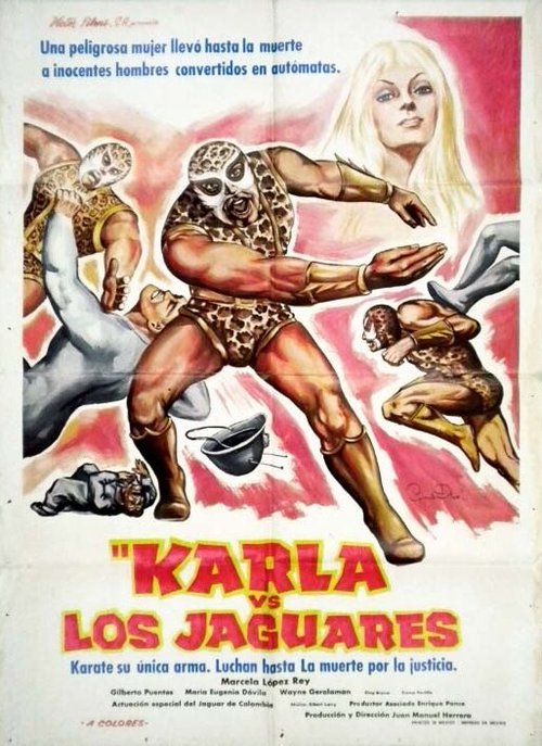 Обложка (Постер) Karla contra los jaguares (1974) Обложка (Постер) Karla contra los jaguares (1974)