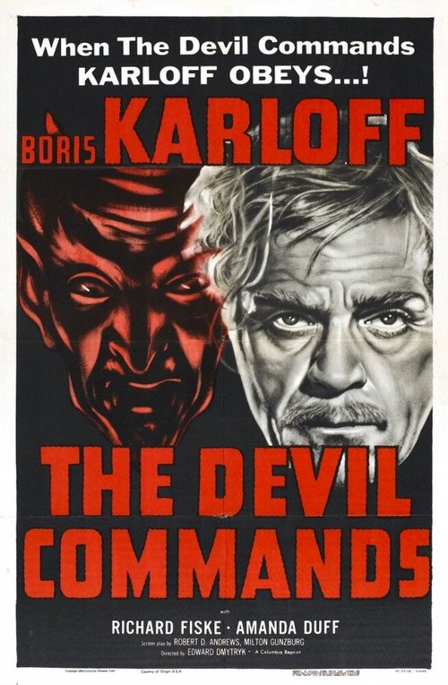 Обложка (Постер) Команды дьявола / The Devil Commands (1941) SATRip