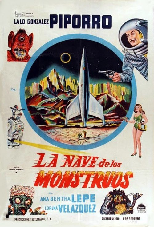 Обложка (Постер) Корабль чудовищ / La nave de los monstruos (1960) SATRip