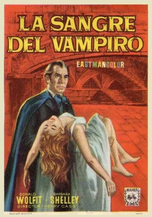 Обложка (Постер) Кровь вампира / Blood of the Vampire (1958) SATRip