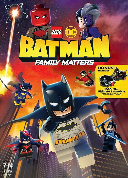 Обложка (Постер) LEGO DC: Бэтмен — Семейные дела / LEGO DC Batman: Family Matters (2019) HDRip