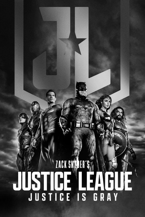Обложка (Постер) Лига справедливости Зака Снайдера: Черно-белая версия / Zack Snyder's Justice League: Justice Is Gray (2021) HDRip