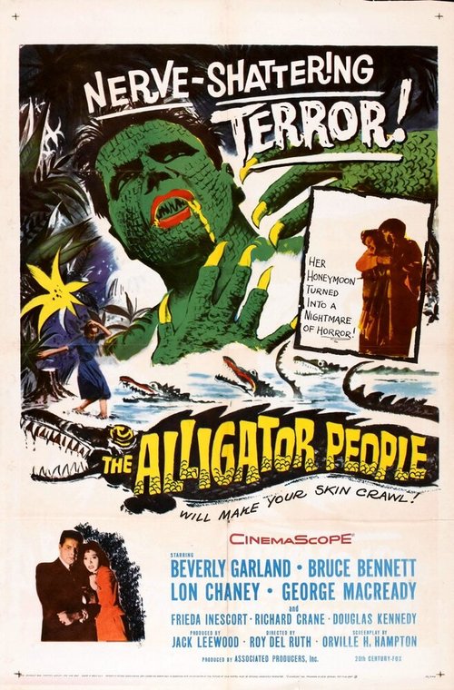 Обложка (Постер) Люди-аллигаторы / The Alligator People (1959) SATRip