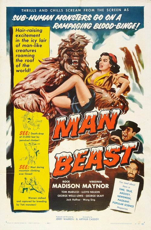 Обложка Man Beast (1956) 