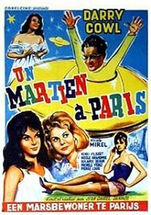 Обложка (Постер) Марсианин в Париже / Un Martien à Paris (1961) SATRip
