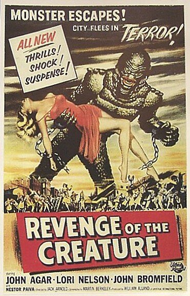 Обложка Месть Твари / Revenge of the Creature (1955) 
