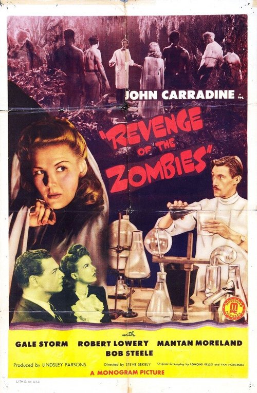 Обложка (Постер) Месть зомби / Revenge of the Zombies (1943) SATRip