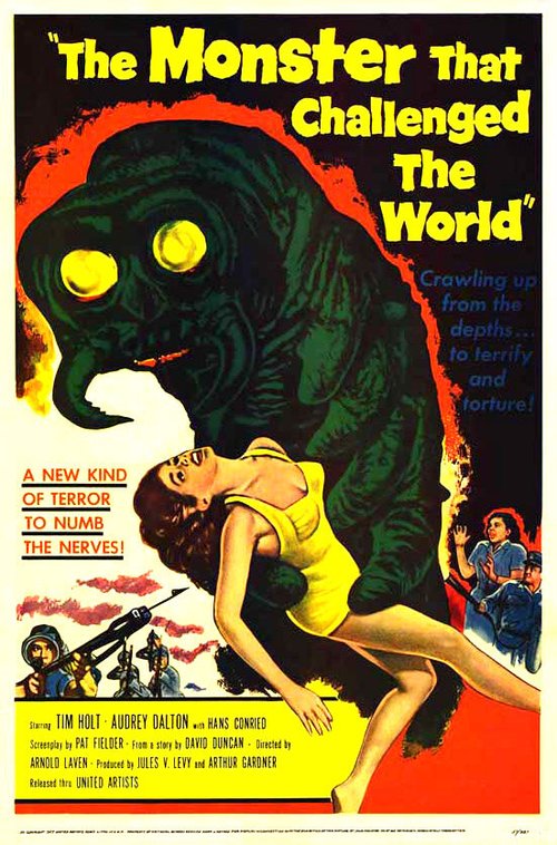 Обложка Монстр, который бросил вызов миру / The Monster That Challenged the World (1957) 