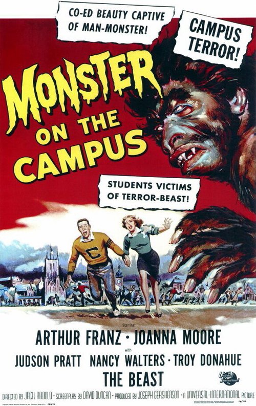 Обложка (Постер) Монстр в университетском городке / Monster on the Campus (1958) SATRip