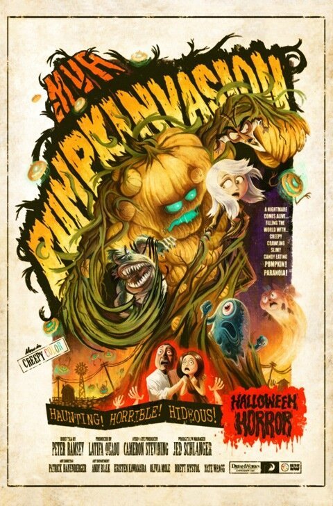 Обложка Монстры против овощей / Monsters vs Aliens: Mutant Pumpkins from Outer Space (2009) 