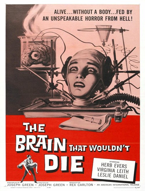 Обложка Мозг, который не мог умереть / The Brain That Wouldn't Die (1962) 