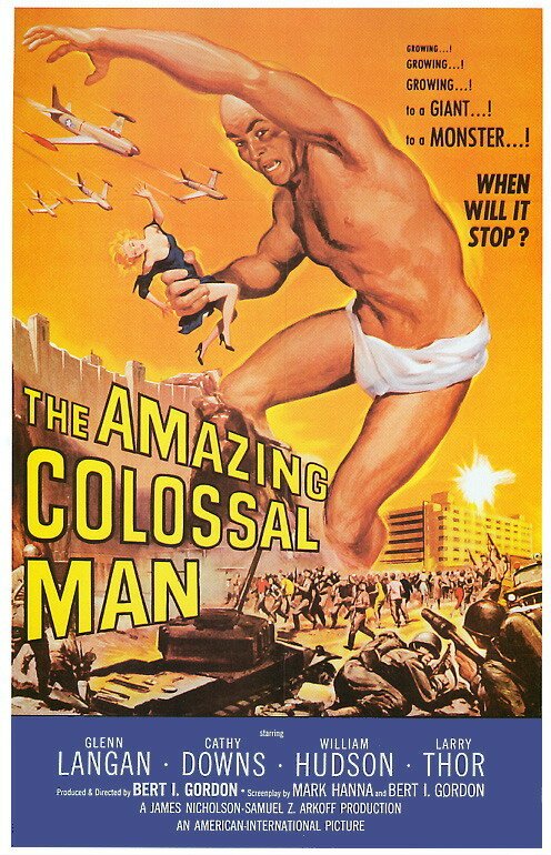 Обложка (Постер) Невероятно огромный человек / The Amazing Colossal Man (1957) SATRip