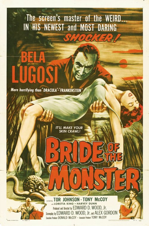 Обложка (Постер) Невеста монстра / Bride of the Monster (1955) SATRip