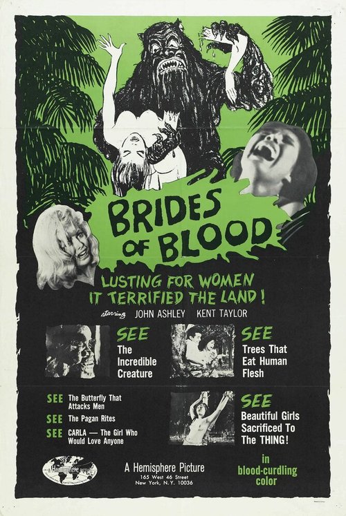 Обложка Невесты с Кровавого острова / Brides of Blood (1968) 
