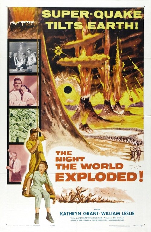 Обложка (Постер) Ночь, когда взорвался мир / The Night the World Exploded (1957) SATRip