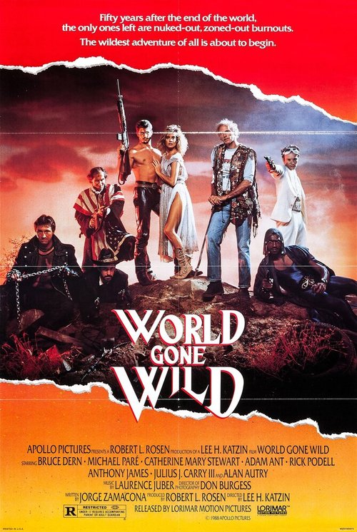 Обложка (Постер) Обезумевший мир / World Gone Wild (1988) SATRip Обложка (Постер) Обезумевший мир / World Gone Wild (1988) SATRip