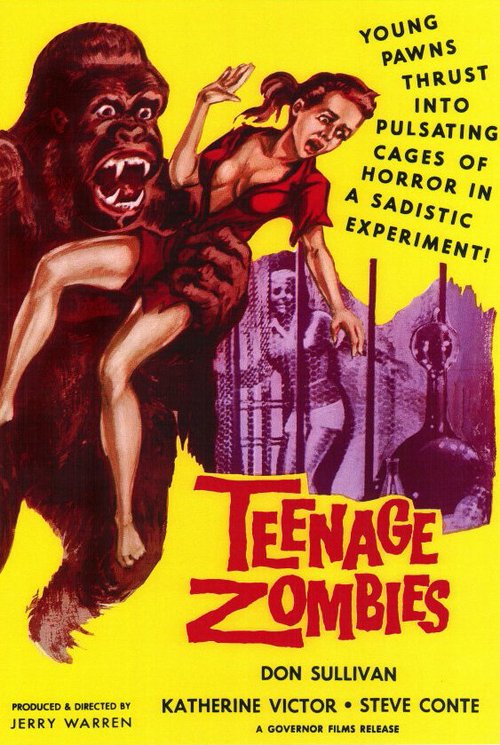 Обложка (Постер) Подростки-зомби / Teenage Zombies (1959) SATRip