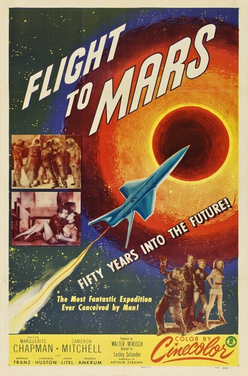 Обложка (Постер) Полет на Марс / Flight to Mars (1951) SATRip