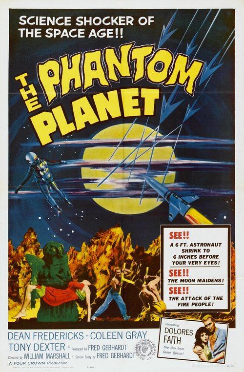 Обложка (Постер) Призрачная планета / The Phantom Planet (1961) SATRip