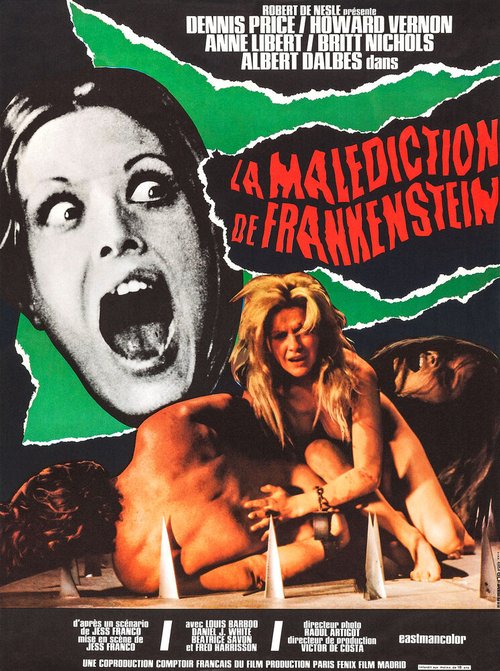 Обложка (Постер) Проклятие Франкенштейна / La maldición de Frankenstein (1973) SATRip Обложка (Постер) Проклятие Франкенштейна / La maldición de Frankenstein (1973) SATRip