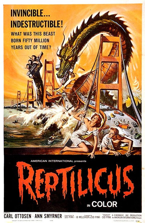 Обложка (Постер) Рептиликус / Reptilicus (1961) SATRip