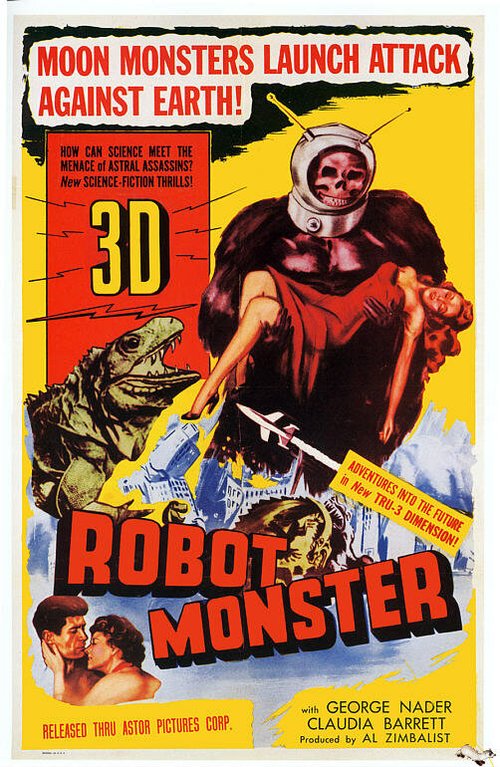 Обложка (Постер) Робот-монстр / Robot Monster (1953) SATRip