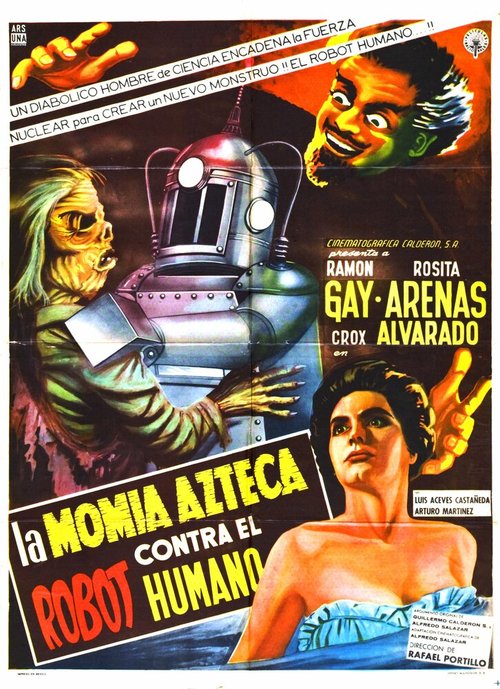 Обложка (Постер) Робот против мумии ацтеков / La momia azteca contra el robot humano (1958) SATRip