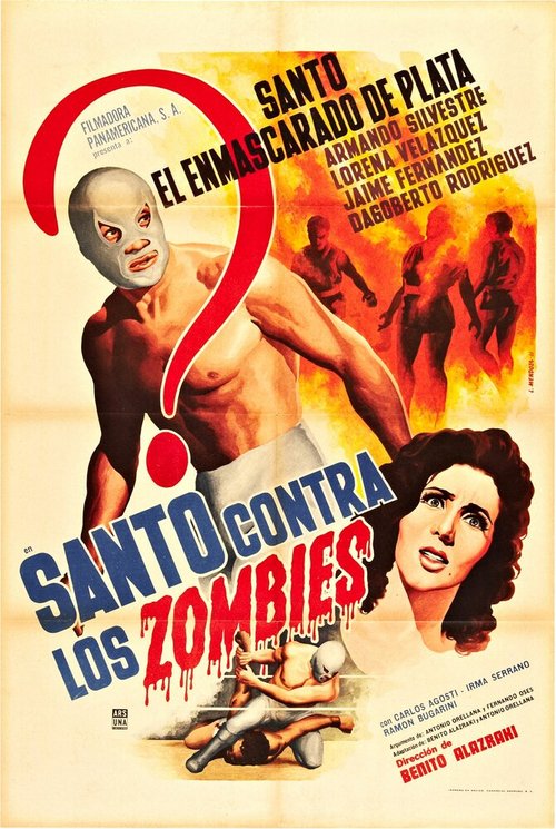 Обложка (Постер) Санто против зомби / Santo contra los zombies (1962) SATRip