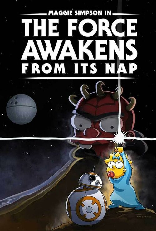 Обложка (Постер) Симпсоны: Пробуждение силы после тихого часа / Maggie Simpson in «The Force Awakens from Its Nap» (2021) 
