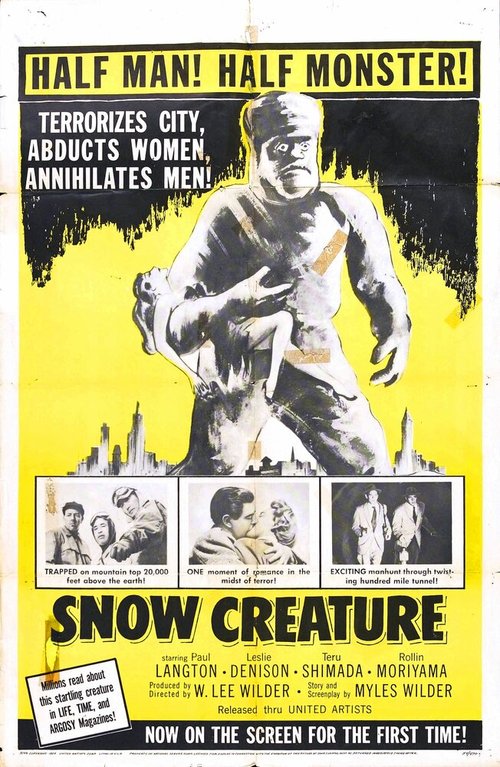 Обложка (Постер) Снежное существо / The Snow Creature (1954) SATRip