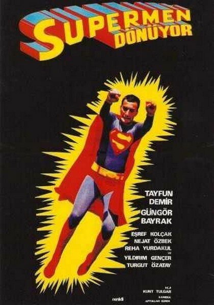 Обложка (Постер) Супермен по-турецки / Süpermen Dönüyor (1979) SATRip Обложка (Постер) Супермен по-турецки / Süpermen Dönüyor (1979) SATRip