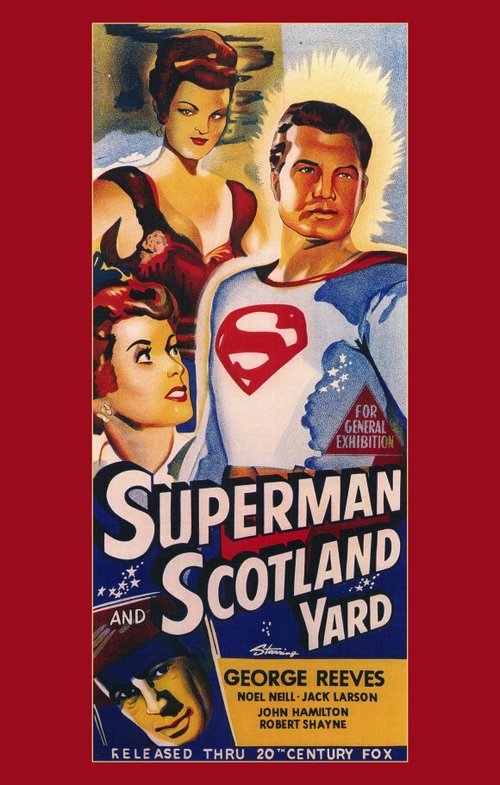 Обложка (Постер) Супермен в Скотланд Ярде / Superman in Scotland Yard (1954) 
