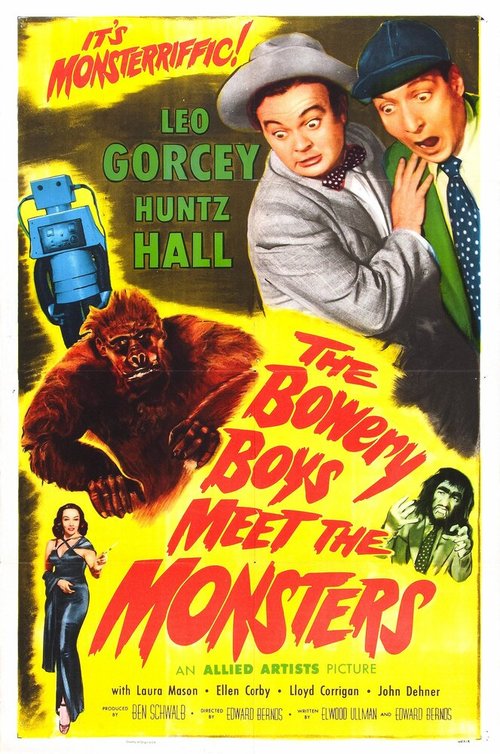 Обложка (Постер) The Bowery Boys Meet the Monsters (1954) SATRip