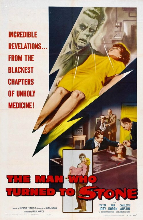 Обложка (Постер) The Man Who Turned to Stone (1957) SATRip
