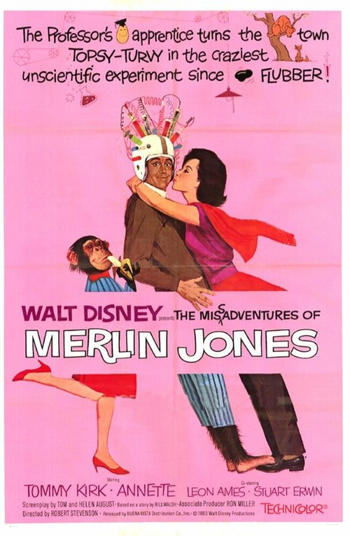 Обложка (Постер) The Misadventures of Merlin Jones (1964) SATRip