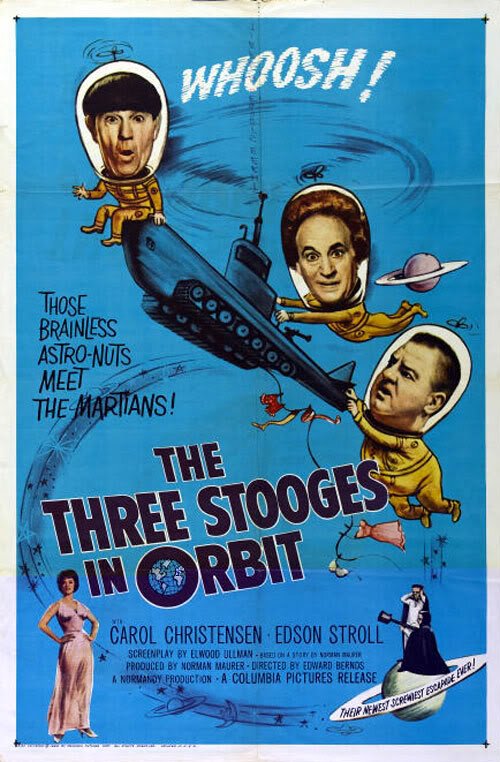 Обложка (Постер) Три балбеса на орбите / The Three Stooges in Orbit (1962) SATRip