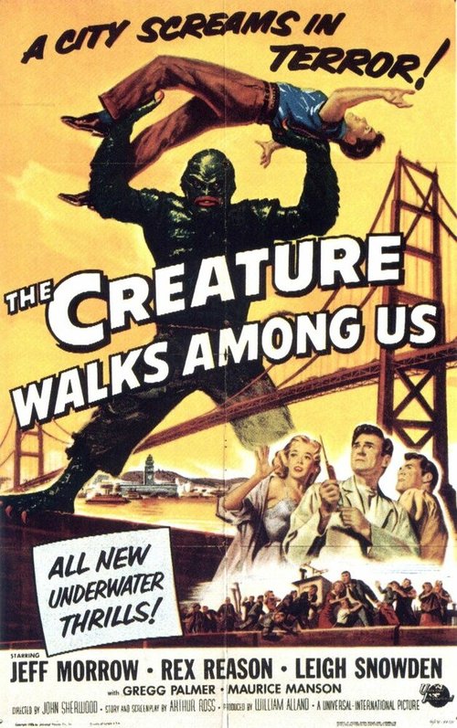 Обложка Тварь ходит среди нас / The Creature Walks Among Us (1956) 