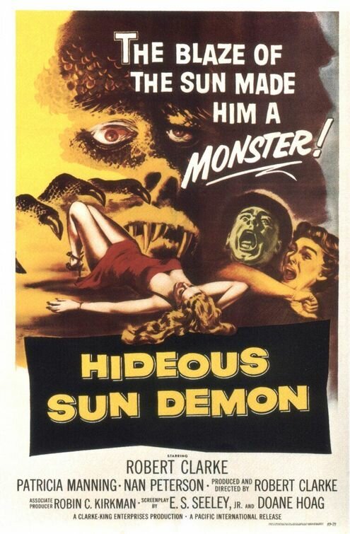 Обложка (Постер) Ужасный солнечный монстр / The Hideous Sun Demon (1958) SATRip