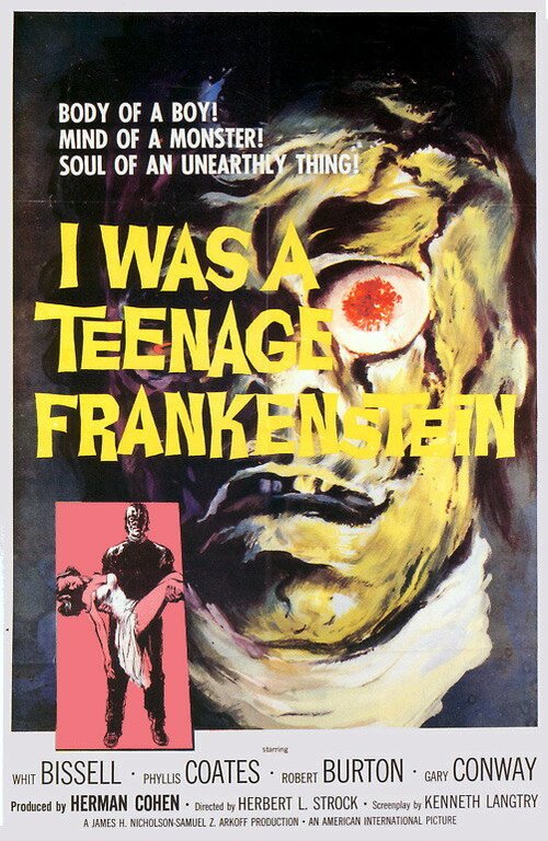 Обложка (Постер) Я был молодым Франкенштейном / I Was a Teenage Frankenstein (1957) SATRip