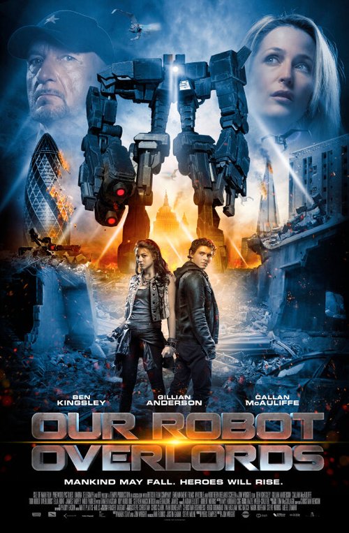Обложка (Постер) Железная схватка / Robot Overlords (2014) HDRip Обложка (Постер) Железная схватка / Robot Overlords (2014) HDRip