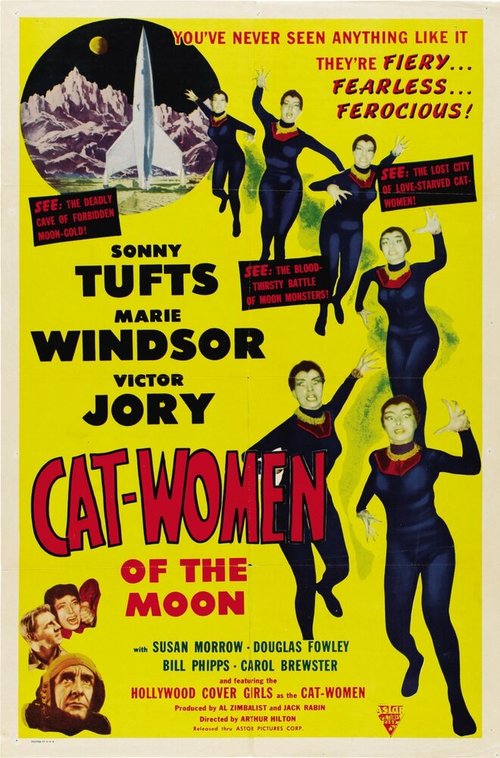 Обложка (Постер) Женщины-кошки с Луны / Cat-Women of the Moon (1953) SATRip