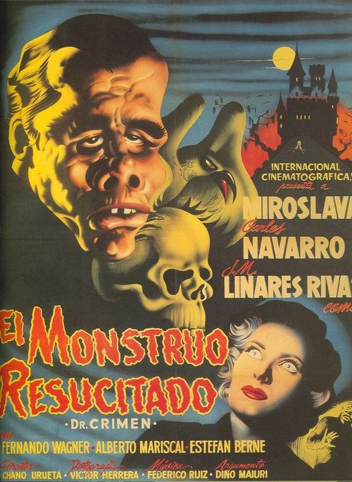 Обложка (Постер) Живой монстр / El monstruo resucitado (1953) SATRip