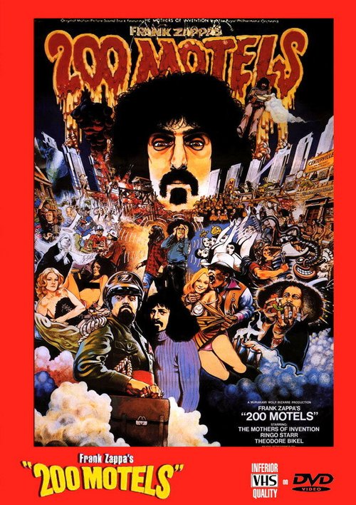 Обложка (Постер) 200 мотелей / 200 Motels (1971) SATRip