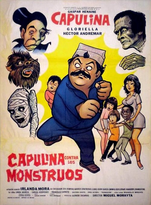 Обложка (Постер) Capulina contra los monstruos (1974) SATRip Обложка (Постер) Capulina contra los monstruos (1974) SATRip