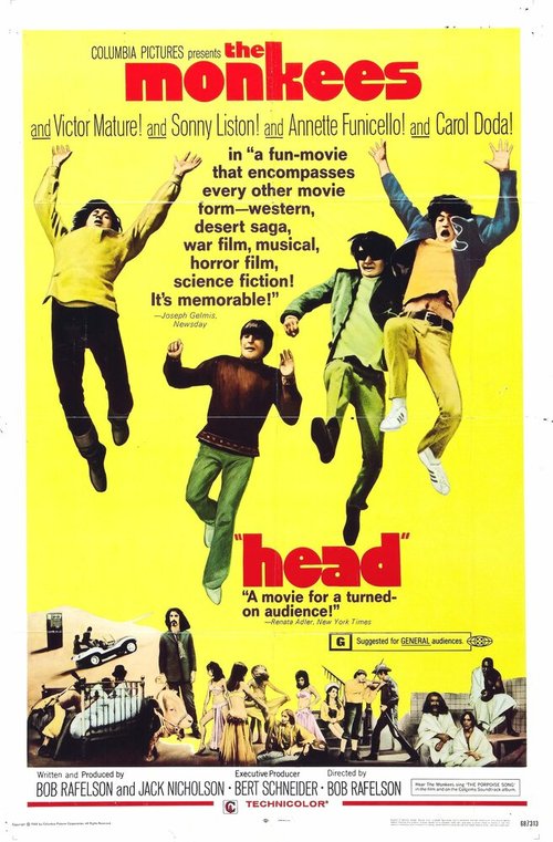 Обложка (Постер) Голова / Head (1968) SATRip Обложка (Постер) Голова / Head (1968) SATRip