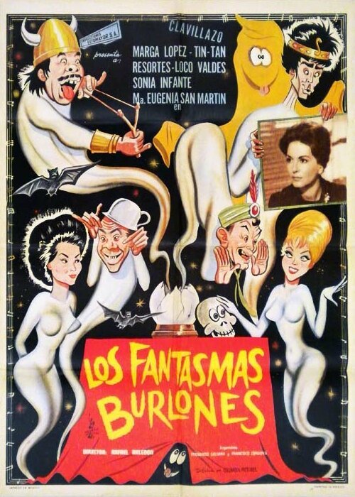 Обложка (Постер) Los fantasmas burlones (1965) SATRip Обложка (Постер) Los fantasmas burlones (1965) SATRip